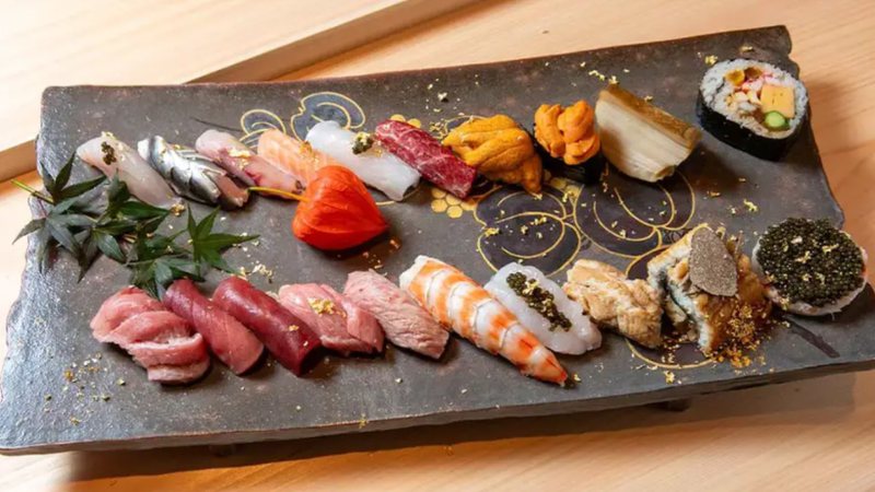 Combinado de sushi de restaurante de Osaka foi eleito o mais caro do mundo (Crédito: Divulgação)